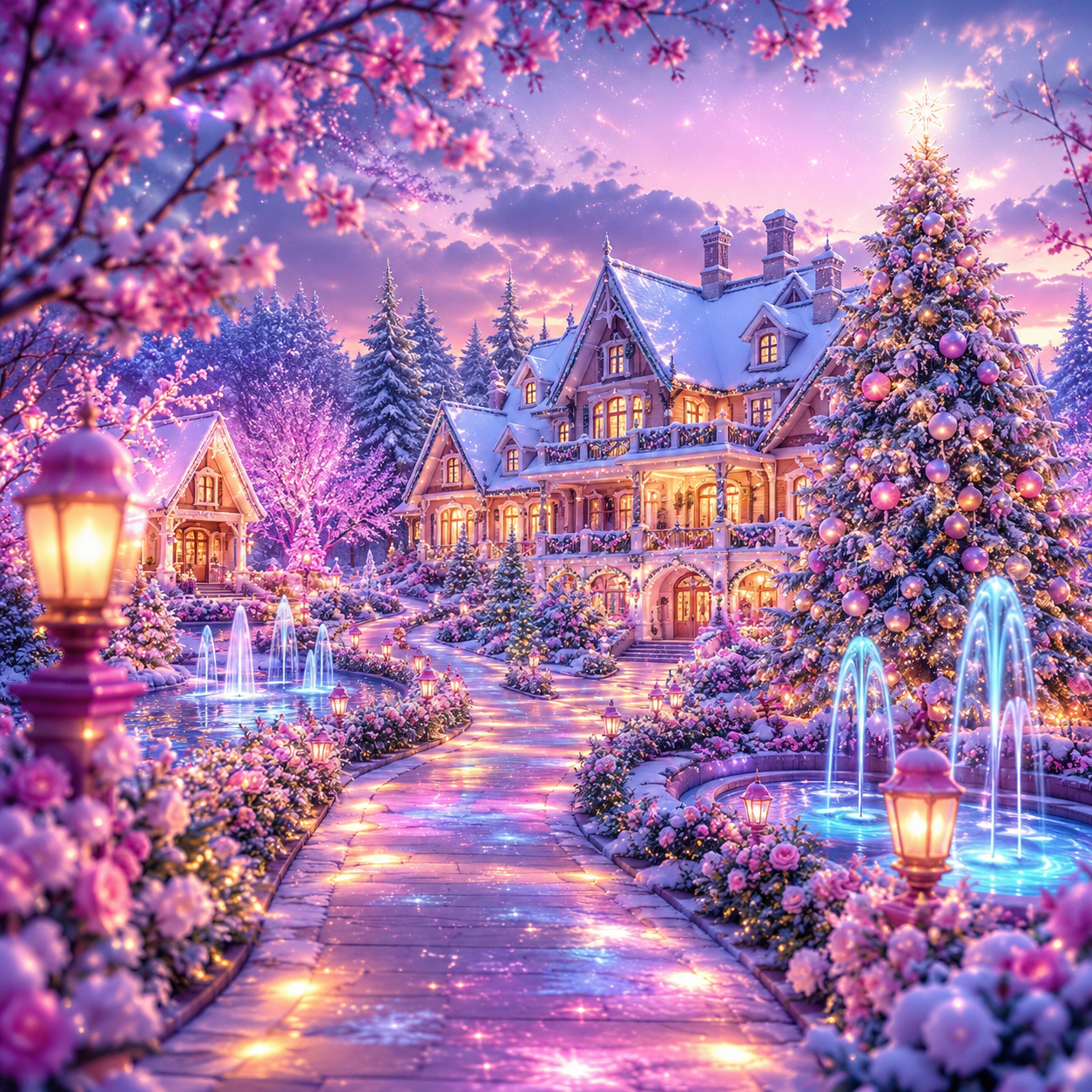 Winter Village Diamond Painting Kit