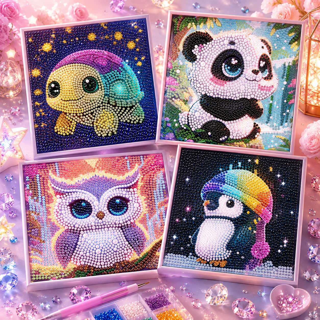 Cute Animal Diamond Painting Kit